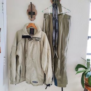 Spyder 💙 Ski Set Outfit Jacket Coat Bib Pants